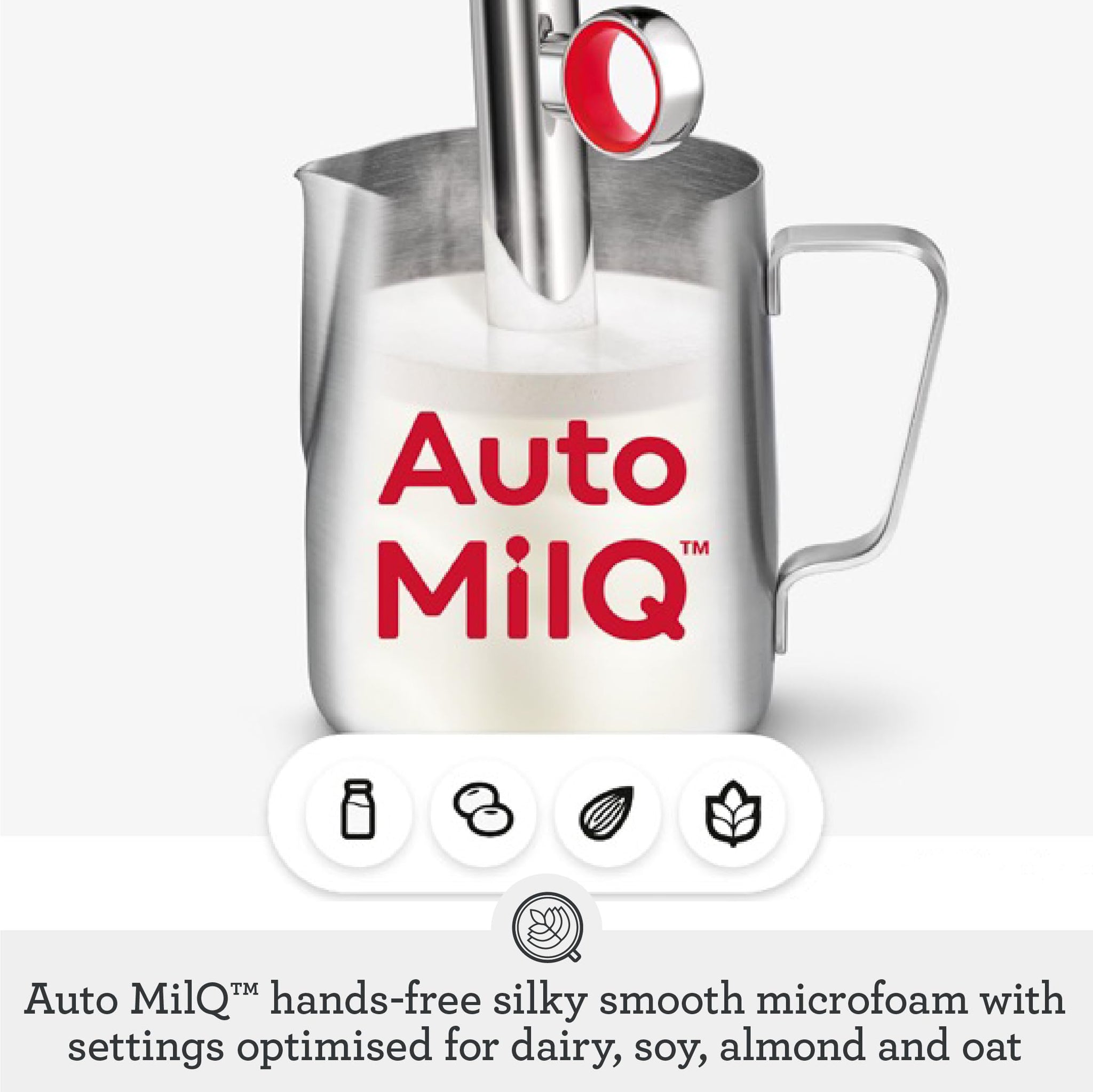 Sage - The Oracle Jet, Professional Coffee Machine with Manual and Automatic Milk Frother - With Knock Box, Milk Jug and Portafilter - 14 Pre-sets, 2.3L Water Tank, 1600 W, Stainless Steel