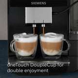 SIEMENS EQ700 Fully Automatic Bean to Cup Coffee Machine, 5" Touch Screen Display, Cold Brew/Slow Brew, Cappuccinatore, 30+ Coffee Beverages, Home Connect, TP713GB9