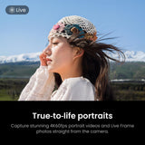 Insta360 Luna Ultra - 8K Vlogging Camera with Dual Leica Lenses, 12× Zoom, 1" Sensor, Detachable 2" Touchscreen, Triple AI Chip, Pocket Gimbal Camera for Vlog Photography