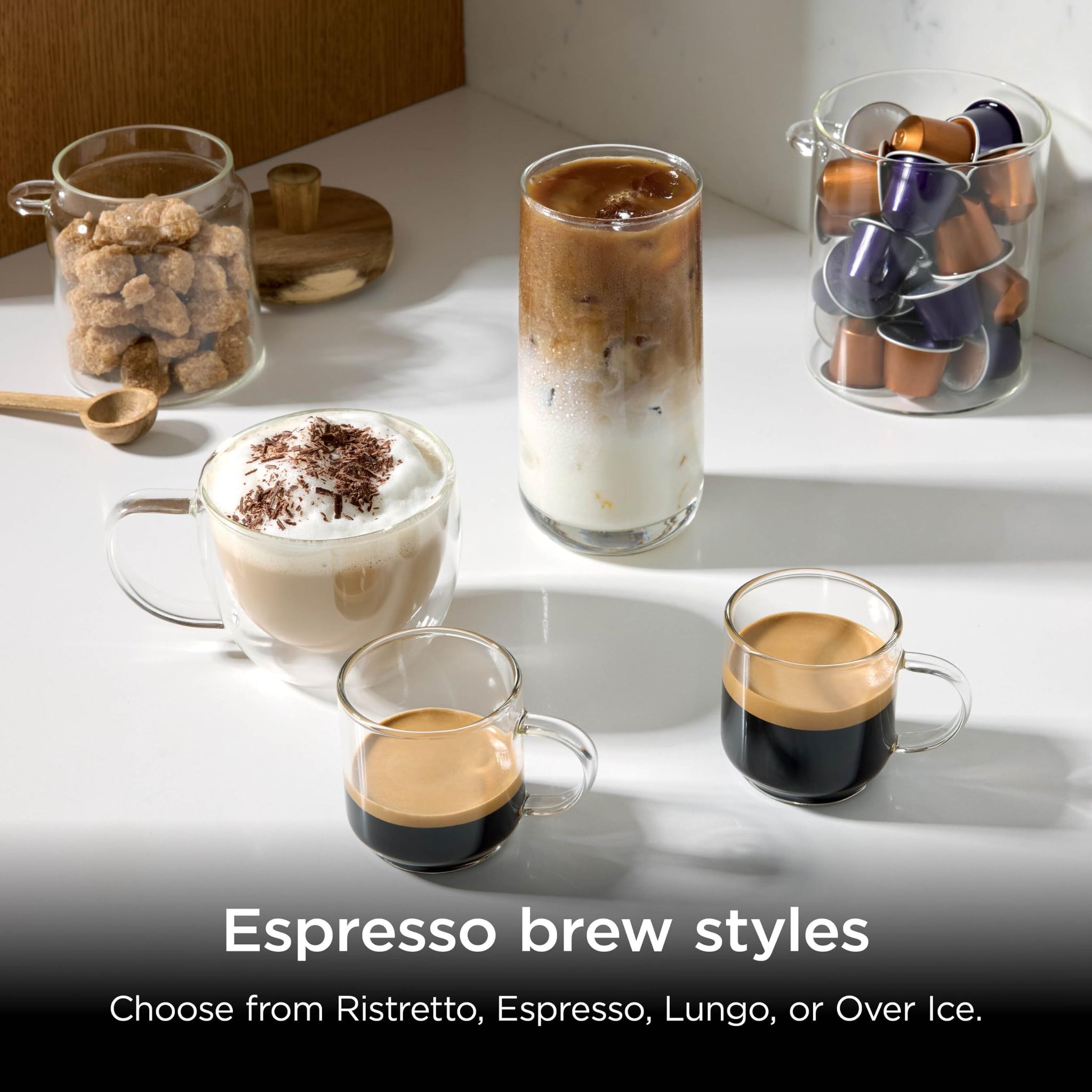 Ninja Prestige 2-in-1 Filter Coffee and Pod Capsule Machine with Built-in Milk Frother, Make Lattes, Iced Coffee and Flat Whites, Gunmetal CFN802UKGM