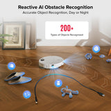 roborock Qrevo Curv 2 Pro Robot Vacuum Cleaner with Mop, 25,000 Pa Suction, Zero-Tangle, 3.14-Inch Ultra Slim, AI Obstacle Avoidance, 100°C Hot-Water Mop Washing, Multifunctional Dock 3.0 Hygiene+