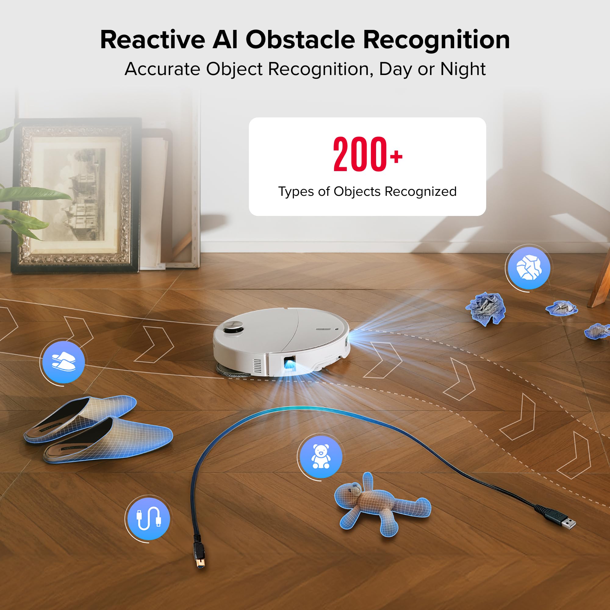 roborock Qrevo Curv 2 Pro Robot Vacuum Cleaner with Mop, 25,000 Pa Suction, Zero-Tangle, 3.14-Inch Ultra Slim, AI Obstacle Avoidance, 100°C Hot-Water Mop Washing, Multifunctional Dock 3.0 Hygiene+