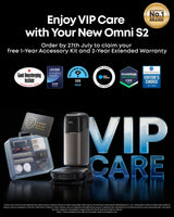 eufy New 2026 Robot Vacuum Cleaner With Mop, Omni S2, Long-Lasting 30,000 Pa Suction, HydroJet 2.0 Self‑Cleaning Roller Mop, CleanMind AI Navigation, All‑in‑One Station, Home-Cleaning Robot