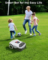 ANTHBOT Robot Lawnmower NO Wire - 600m², Full Band RTK+4-Eye Vision Robotic Lawn Mower, Automatic Mapping, 30 Multi-zone Management, Accurate Obstacle Avoidance, APP Control