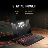 ASUS TUF Gaming A16 FA607NUQ Gaming Laptop | 15.6" Full HD 144Hz Screen | AMD Ryzen 7 170 | NVIDIA GeForce RTX 4050 | 16GB RAM | 512GB SSD | UK layout single-backlit keyboard | Windows 11