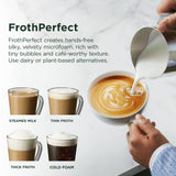Ninja AutoBarista Automatic Espresso, Filter Coffee and Cold Brew Machine, 10 Drink Programs and 4 Milk Froth Presets, 250g Hopper, Dishwasher Safe Removable Parts, Silver AE1001UK