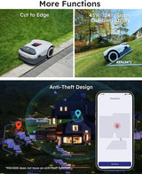 ANTHBOT Genie600 Robot Lawn Mower, Perimeter Wire Free, Full Band RTK+4-Eye Vision Robot Lawnmower, Recommended for 600 m², Max 800 m², Automatic Mapping, Accurate Obstacle Avoidance, APP Control