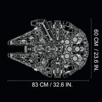 LEGO Star Wars Millennium Falcon, UCS Set for Adults, Model Kit to Build with Han Solo, Princess Leia & Chewbacca Minifigures, Plus Droid Figure, Collectible Gifts for Teenagers, Boys and Girls 75192