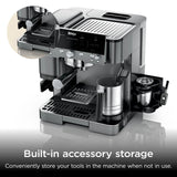 Ninja Luxe Premier 3-in-1 Coffee Machine, Latte, Cappuccino, Cold Brew & Espresso Maker With Built in Bean Grinder & Milk Frother, Easy to Use, 4 Automated Froth Presets, Gun Metal ES601UKGM