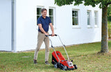 Einhell Cordless Lawnmower with Battery and Charger 18V Power X-Change, 33cm Cutting Width, Brushless Motor, 30L Grass Box, 5 Cutting Heights GE-CM 18/33 Li Battery Lawn Mower