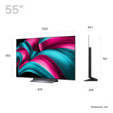 LG OLED55C55LA 55-Inch OLEDevo 4K UHD Smart TV, (α9 AI Processor Gen7, Dolby Atmos, Freeview Play and Amazon Alexa, 120Hz) [Model 2025]