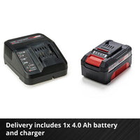 Einhell Cordless Lawnmower with Battery and Charger 18V Power X-Change, 33cm Cutting Width, Brushless Motor, 30L Grass Box, 5 Cutting Heights GE-CM 18/33 Li Battery Lawn Mower