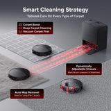 roborock Saros 20 Set Robot Vacuum Cleaner with Mop, 36,000 Pa Suction, 3.46 in Double-Layer Threshold, Zero-Tangling, Ultra-slim, StarSight Autonomous 2.0, DirTect Technology, 100°C Hot-Water Care