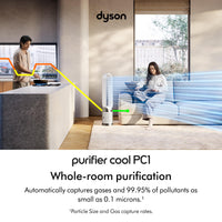 Dyson Purifier Cool PC1 Powerful Cooling Purifier (White/White)