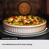 Samsung MC28H5013AS Combination Microwave, 900W, 28 Litre, Silver