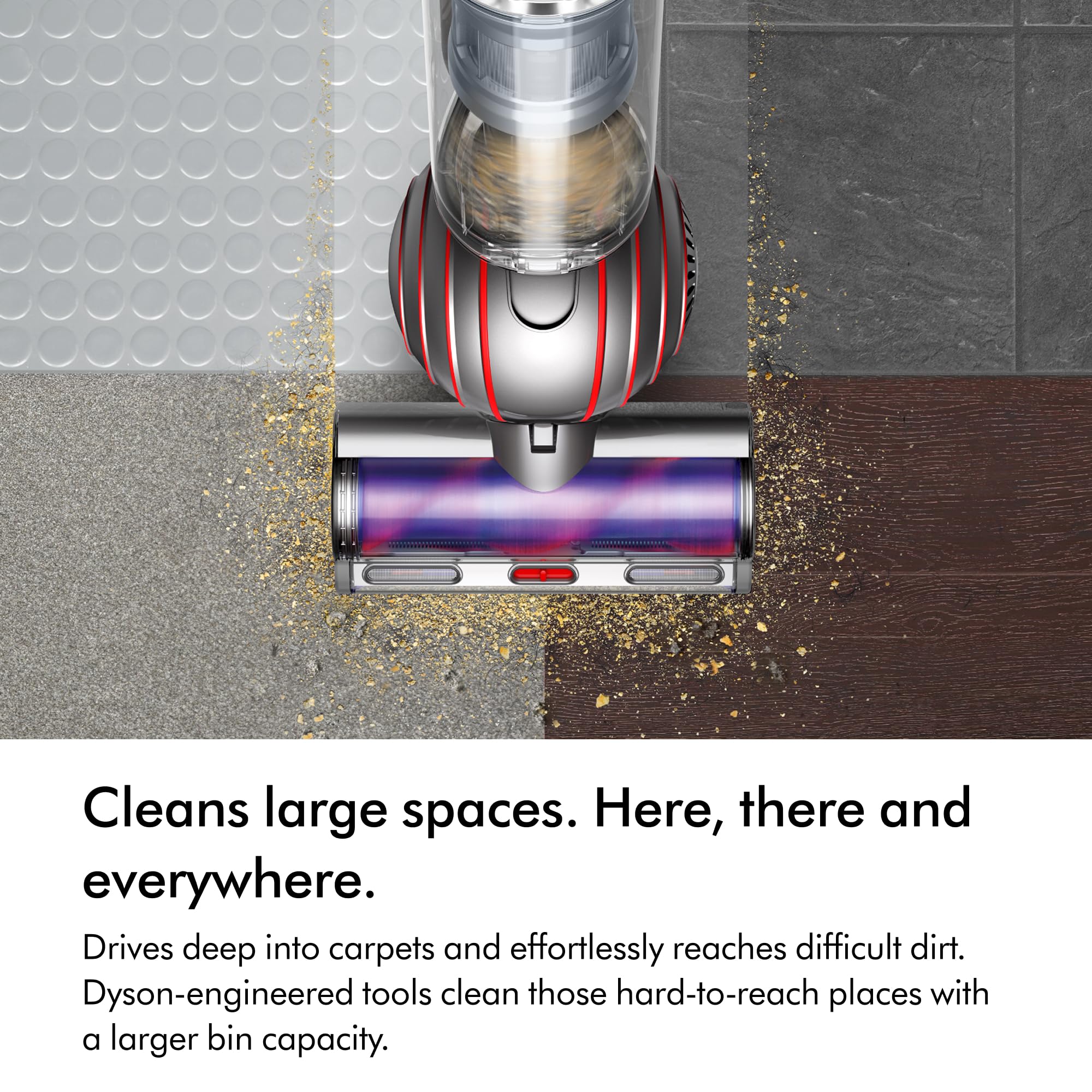 Dyson Ball Animal UP32 Vacuum Cleaner, self-detangling vanes for pet hair (Nickel/Silver)