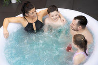 Lay-Z-Spa Miami Hot Tub, 120 AirJet Massage System Inflatable Spa with Freeze Shield Technology, 2-4 Person
