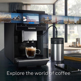 SIEMENS EQ700 Fully Automatic Bean to Cup Coffee Machine, 5" Touch Screen Display, Cold Brew/Slow Brew, Cappuccinatore, 30+ Coffee Beverages, Home Connect, TP713GB9