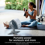 Shark FlexBreeze TableMate Cordless Fan, High-Velocity, Indoor & Outdoor Use, 20m Cooling Reach, Quiet & Portable, Weather-Resistant, 5 Speeds, Oscillating, Remote Control, FA150UK