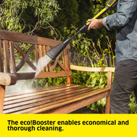 Kärcher high-pressure washer K 4 Power Control Flex eco!Booster Black Edition, pressure: max. 130 bar, flow rate: 420 l/h, area: 30 m²/h, Power Control gun, flexible high-pressure hose, dirt blaster