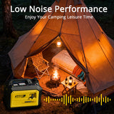 Aceup Energy 3400 Watt Generator Silent Inverter Petrol Powered Pure Sine Wave Generator Portable for Home, Camping, RV, EURO-V, CE
