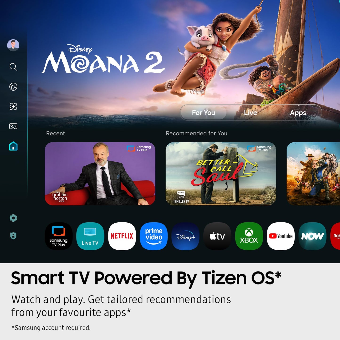 Samsung 85 Inch Crystal UHD U8020F Smart TV