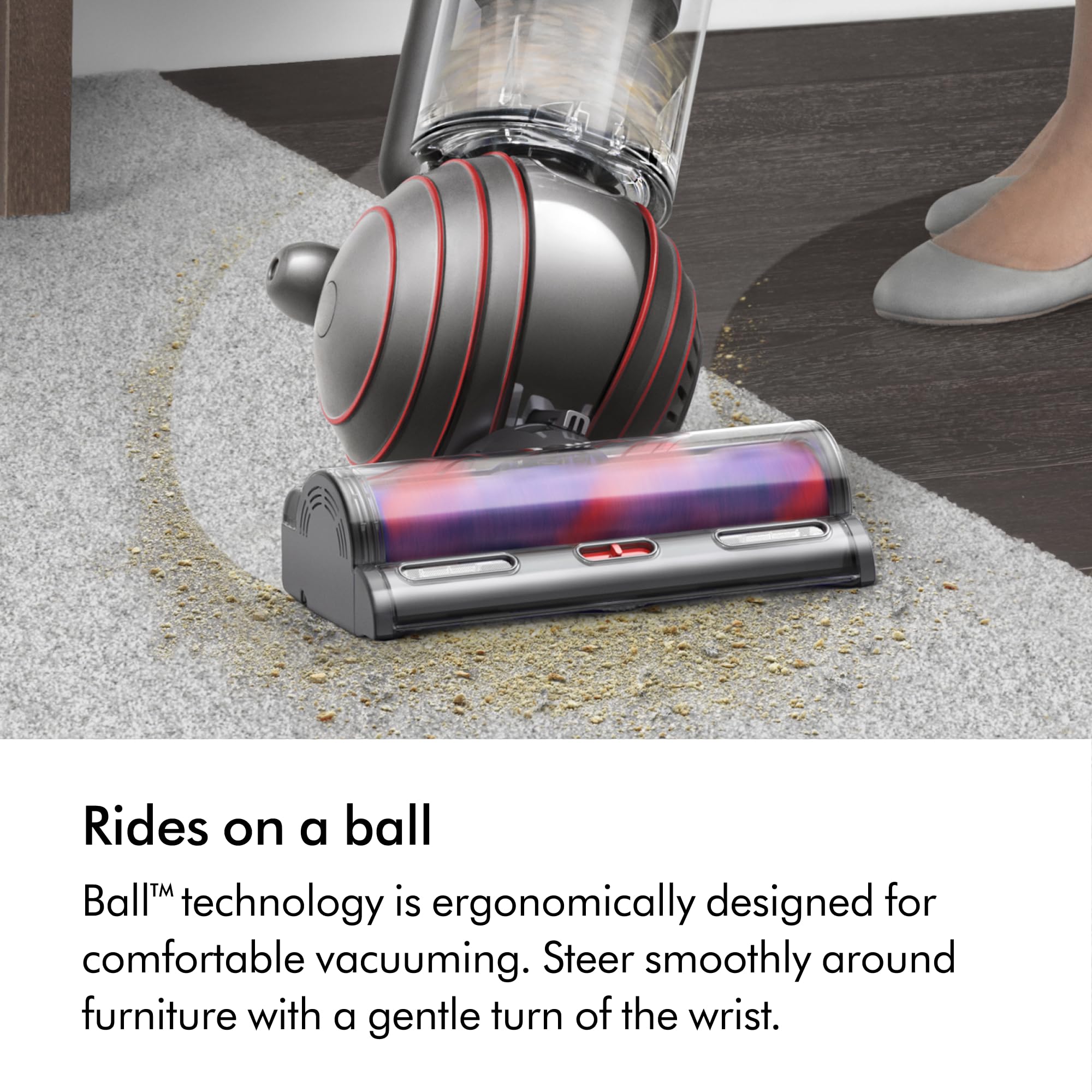 Dyson Ball Animal UP32 Vacuum Cleaner, self-detangling vanes for pet hair (Nickel/Silver)