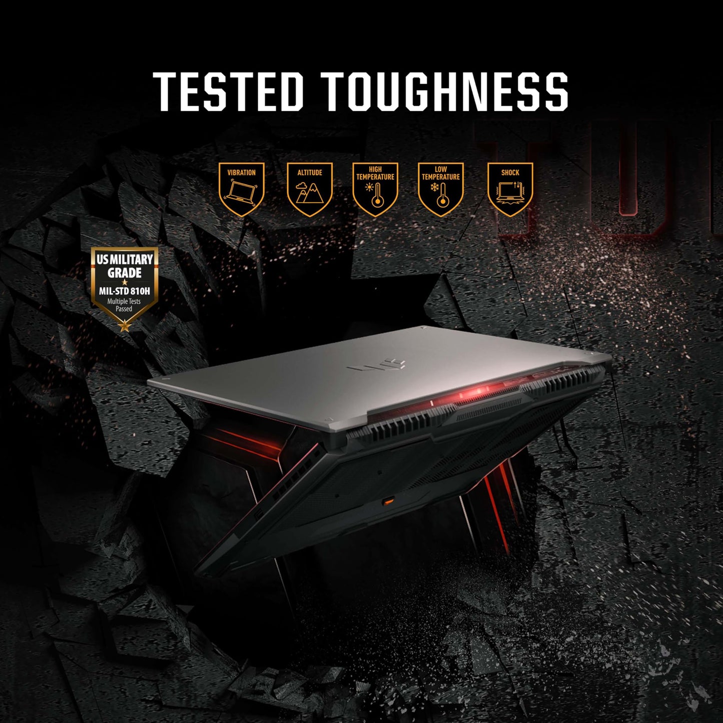 ASUS TUF Gaming A16 FA607NUQ Gaming Laptop | 15.6" Full HD 144Hz Screen | AMD Ryzen 7 170 | NVIDIA GeForce RTX 4050 | 16GB RAM | 512GB SSD | UK layout single-backlit keyboard | Windows 11