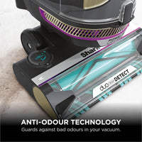 Shark PowerDetect Corded Upright Vacuum Cleaner, DuoClean Detect, Reverse Clean, Anti Hair Wrap Plus, Anti-Allergen, 8m Cord, 1.3L, Dusting Brush, Pet, Crevice, Multi Surface Tools & Bag, AZ3900UKTBK