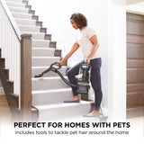 Shark Corded Upright Vacuum Cleaner 1.1L with Anti Hair Wrap Technology, Pet Model, LED Headlights, Lift-Away, Anti-Allergen, 8m Cord, 750W, 5 Attachments inc Pet Tool, Black, NZ691UKTDB
