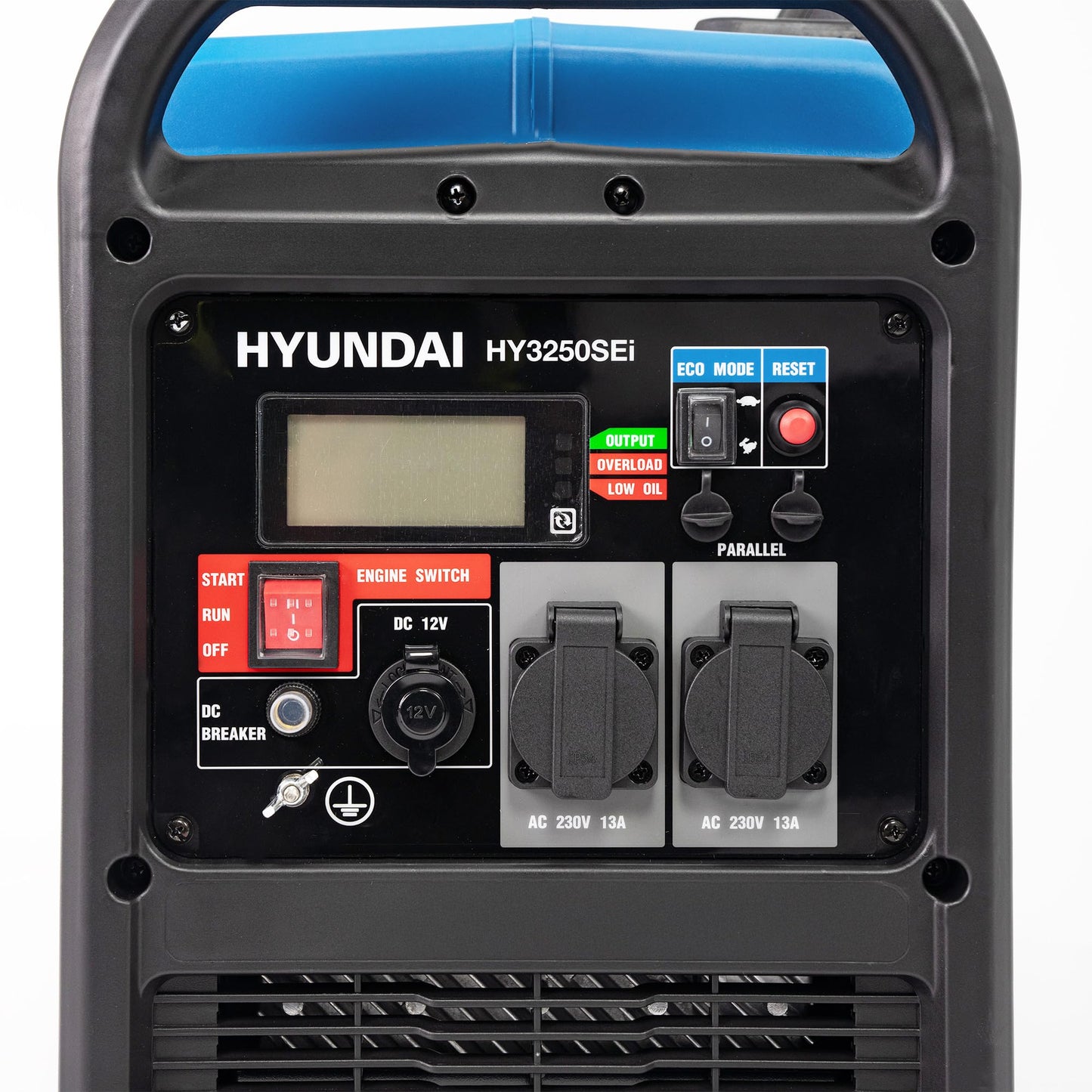 Hyundai 3200W / 3.2kW Petrol Inverter Generator, Pure Sine Wave Output, Lightweight, Quiet with Electric Start, 3 Year Warranty