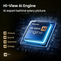Hisense 55" 55U7QTUK MiniLED QLED 144Hz Smart AI TV - Hi-View AI Engine, 144Hz Game Mode PRO, 2.1 Channel, Dolby Atmos, Quantum Dot Colour, Anti-Reflection with Freely, Disney +, YouTube, Netflix