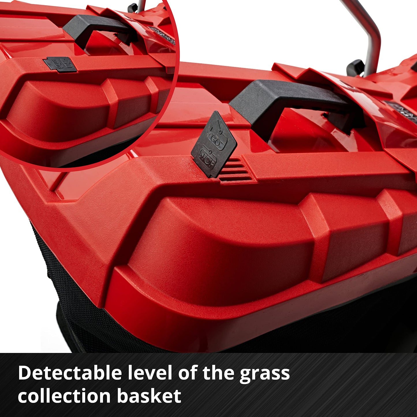 Einhell Cordless Lawnmower with Battery and Charger 18V Power X-Change, 33cm Cutting Width, Brushless Motor, 30L Grass Box, 5 Cutting Heights GE-CM 18/33 Li Battery Lawn Mower
