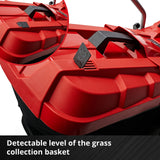 Einhell Cordless Lawnmower with Battery and Charger 18V Power X-Change, 33cm Cutting Width, Brushless Motor, 30L Grass Box, 5 Cutting Heights GE-CM 18/33 Li Battery Lawn Mower