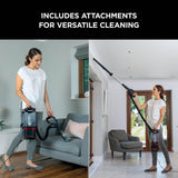 Shark Corded Upright Vacuum Cleaner 1.1L with Lift-Away Technology, Pet Model, LED Headlights, Anti-Allergen, 8m Cord, 750W, Pet, Crevice & Multi-Surface Tools, Red/Black, NV602UKT
