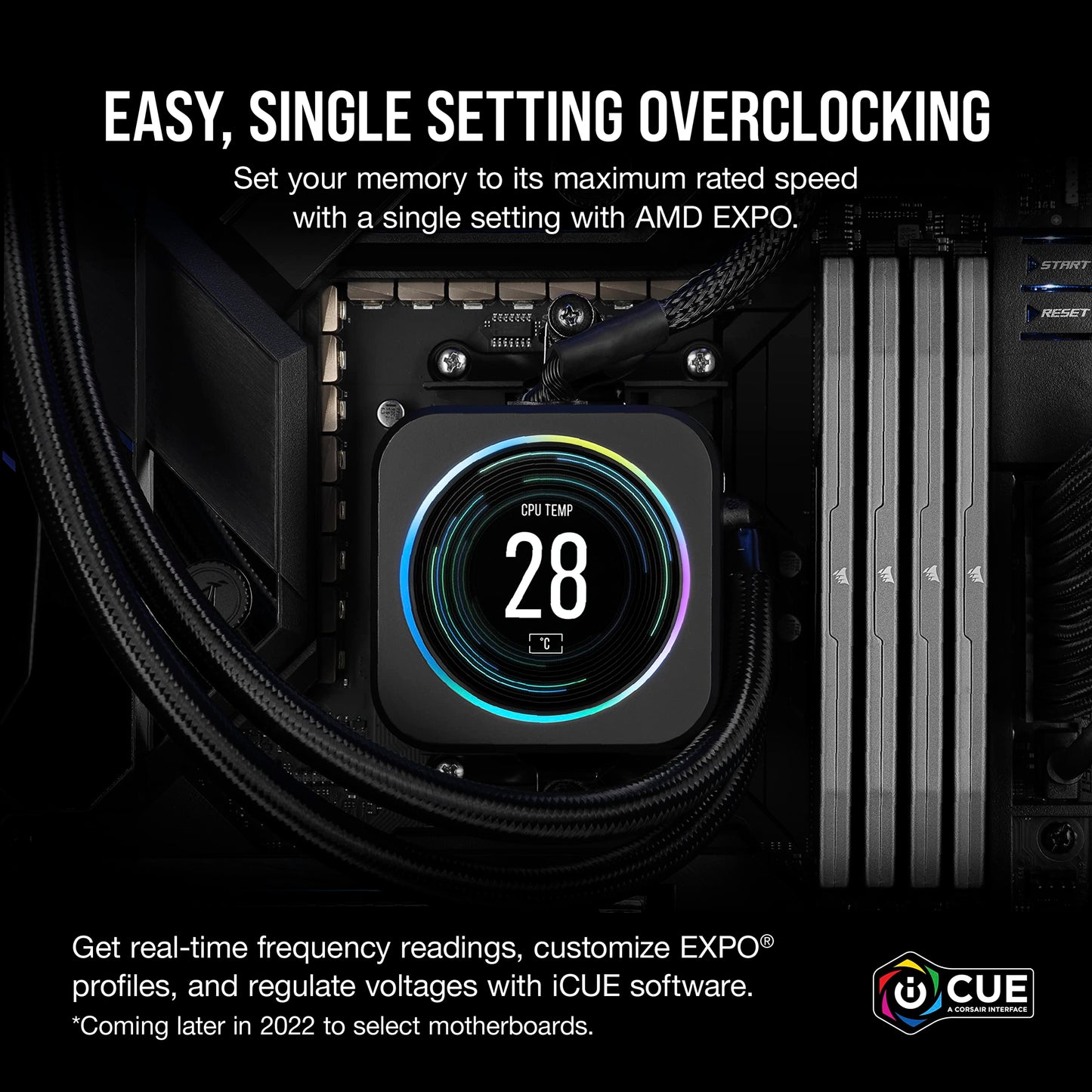 CORSAIR VENGEANCE DDR5 32GB (2x16GB) DDR5 Up to 6000MHz CL36 AMD EXPO Intel XMP iCUE Compatible Computer Memory – Grey (CMK32GX5M2E6000Z36)