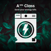 Hisense 1Q Series WF1Q9041BW Freestanding 9 KG Front Load Washing Durable Inverter Machine, Steam Wash, Quick Wash, 15 Washing Programs 1400 RPM White - Energy Rating A