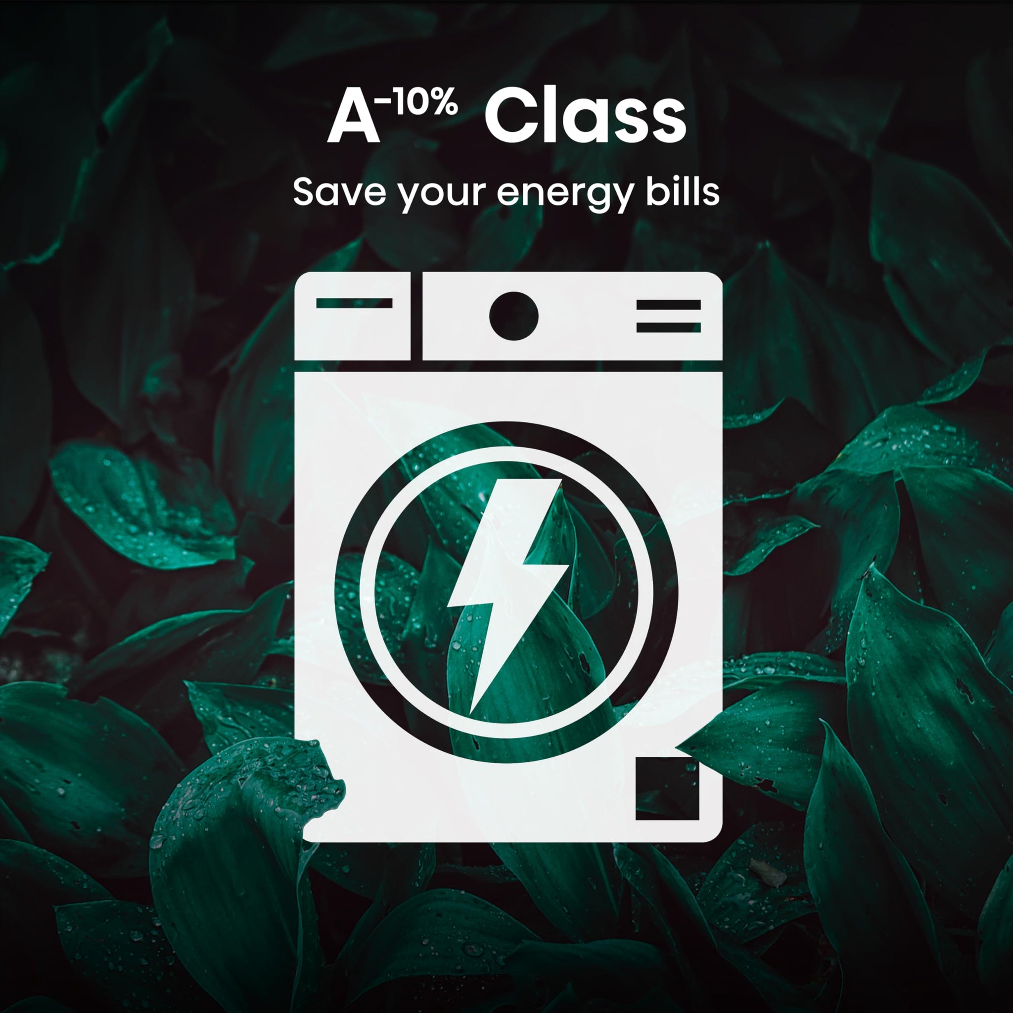 Hisense 1Q Series WF1Q9041BW Freestanding 9 KG Front Load Washing Durable Inverter Machine, Steam Wash, Quick Wash, 15 Washing Programs 1400 RPM White - Energy Rating A