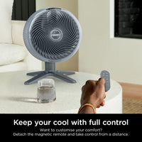 Shark FlexBreeze TableMate Cordless Fan, High-Velocity, Indoor & Outdoor Use, 20m Cooling Reach, Quiet & Portable, Weather-Resistant, 5 Speeds, Oscillating, Remote Control, FA150UK