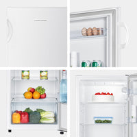 Fridgemaster MTL55242E Freestanding Upright Larder Fridge, Reversible Door, 242 Litre, 55cm Width, White, E Rated