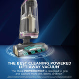 Shark PowerDetect Corded Upright Vacuum Cleaner, DuoClean Detect, Reverse Clean, Anti Hair Wrap Plus, Anti-Allergen, 8m Cord, 1.3L, Dusting Brush, Pet, Crevice, Multi Surface Tools & Bag, AZ3900UKTBK