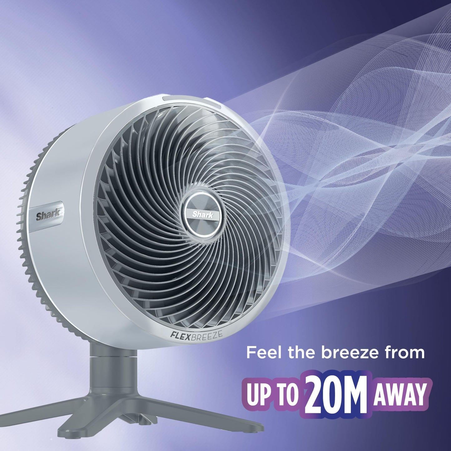 Shark FlexBreeze TableMate Cordless Fan, High-Velocity, Indoor & Outdoor Use, 20m Cooling Reach, Quiet & Portable, Weather-Resistant, 5 Speeds, Oscillating, Remote Control, FA150UK