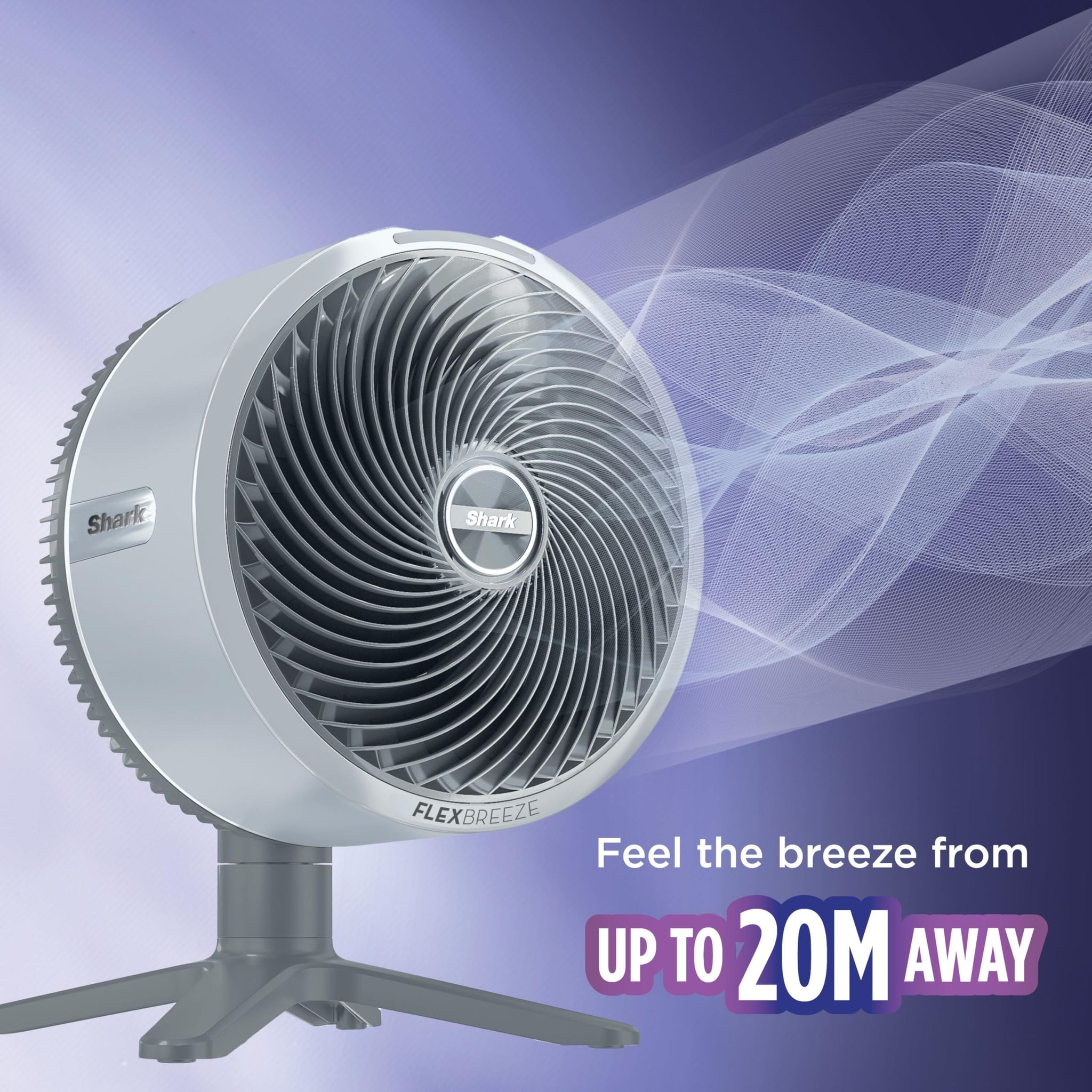 Shark FlexBreeze TableMate Cordless Fan, High-Velocity, Indoor & Outdoor Use, 20m Cooling Reach, Quiet & Portable, Weather-Resistant, 5 Speeds, Oscillating, Remote Control, FA150UK