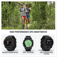 Garmin fēnix 7 PRO SOLAR, 47mm GPS smartwatch, multisport, SOLAR charging, advanced health & training features, touchscreen & Buttons, up to 22 days battery life, Graphite