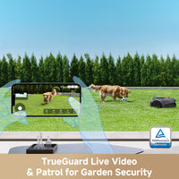 MOVA ViAX 300 Robot Lawnmower without Boundary, Recommended 300 ㎡, AI-Assisted Auto Mapping, U-Shape Path Planning, Dual-Vision Obstacle Avoidance, Edge Cutting, Complex Terrain, App Control