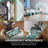 Shark PowerDetect Corded Upright Vacuum Cleaner, DuoClean Detect, Reverse Clean, Anti Hair Wrap Plus, Anti-Allergen, 8m Cord, 1.3L, Dusting Brush, Pet, Crevice, Multi Surface Tools & Bag, AZ3900UKTBK