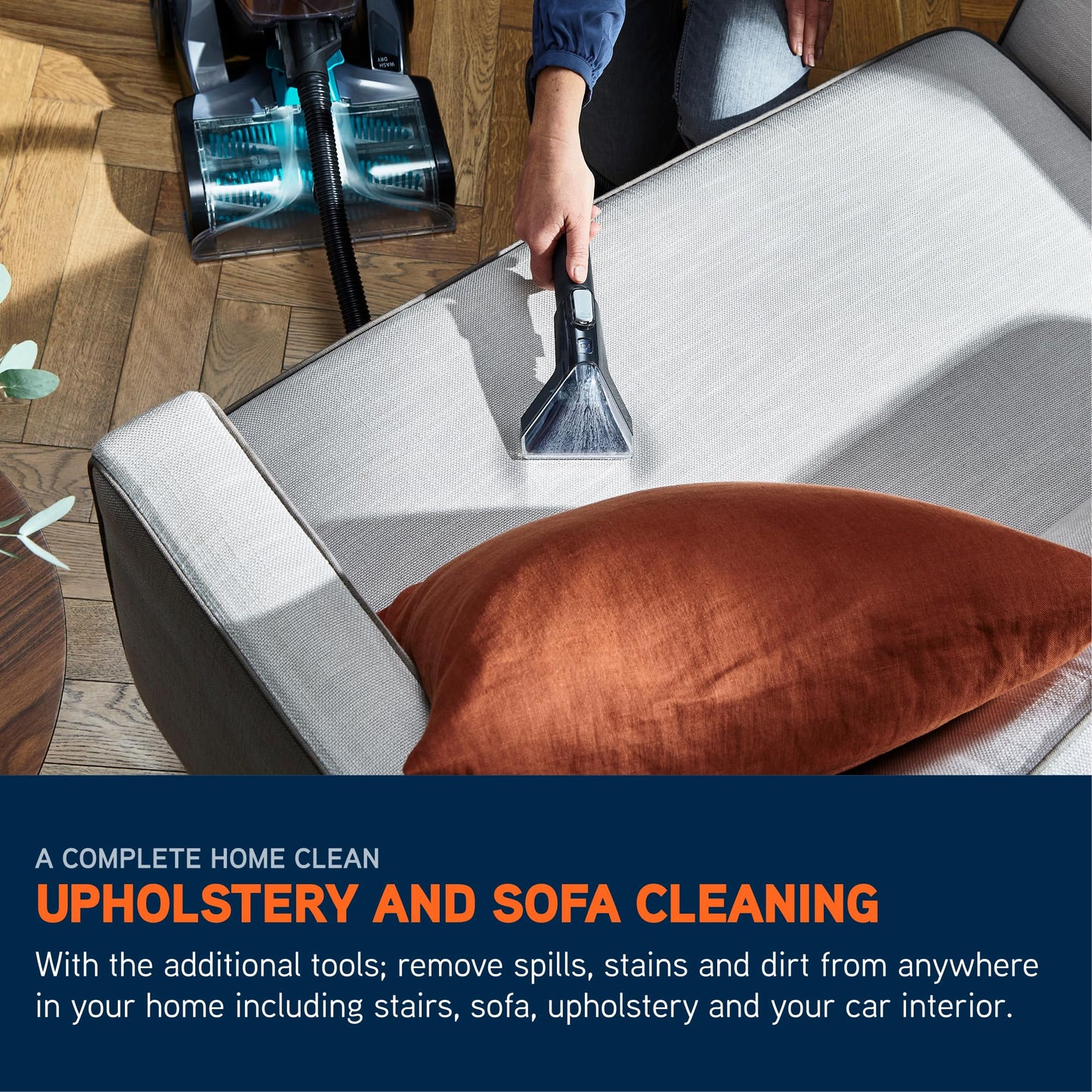 Vax Platinum SmartWash Pet-Design Carpet Cleaner Machine, Rug, Upholstery, Car, Stair Upright Shampooer Washer, Handheld Spot Cleaning, SpinScrub and Wash Tools, Solution, 1200W, 8.9kg, CDCW-SWXP,Grey